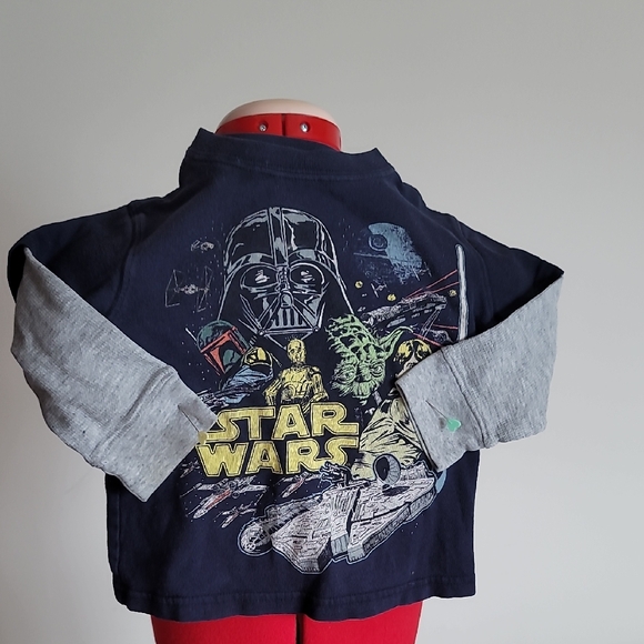 Star Wars Other - Star Wars Kids Jacket - Black and Gray with Iconic Print